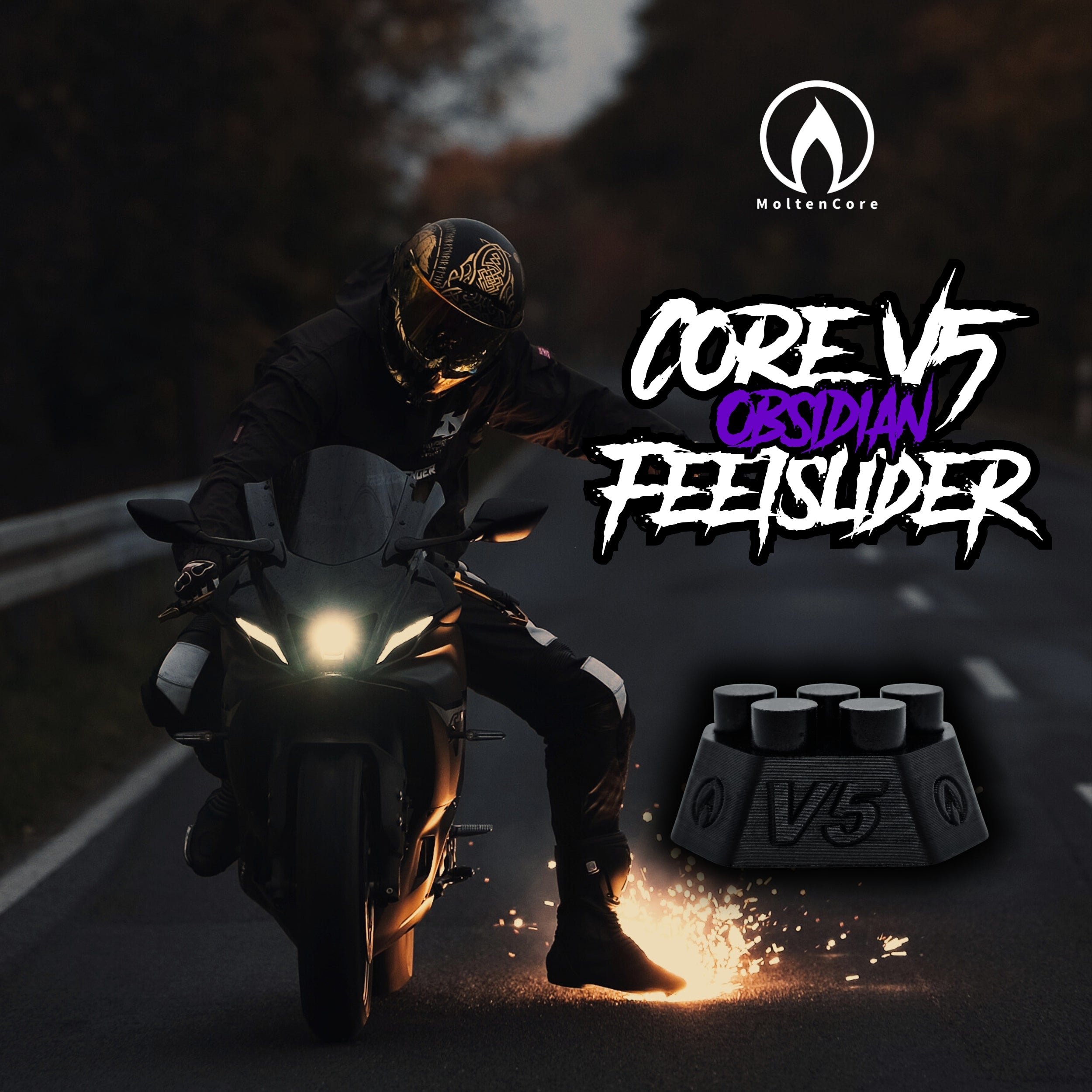 CoreV5 Obsidian Feetslider