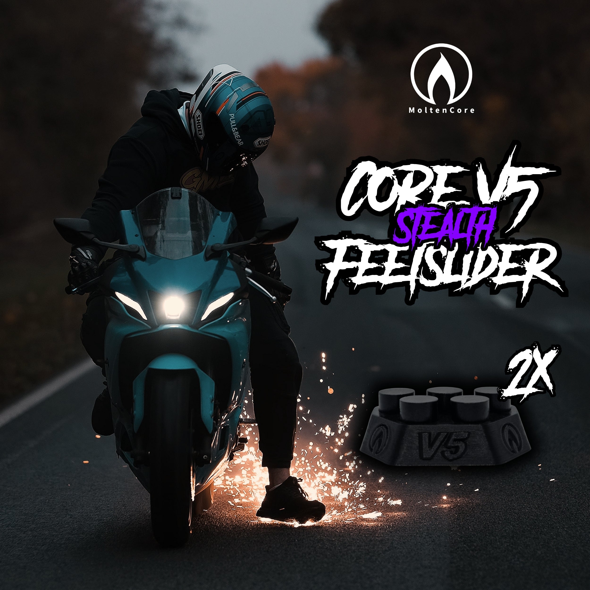 CoreV5 Stealth Feetslider