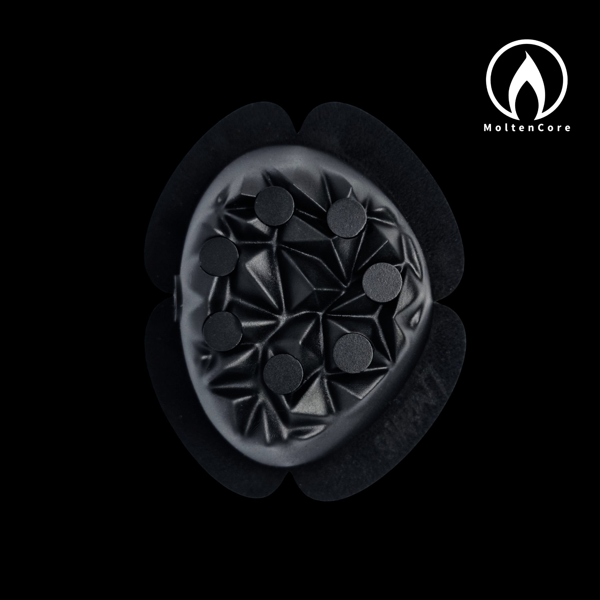 Close-up of ShardV7 Elbow Slider with textured design