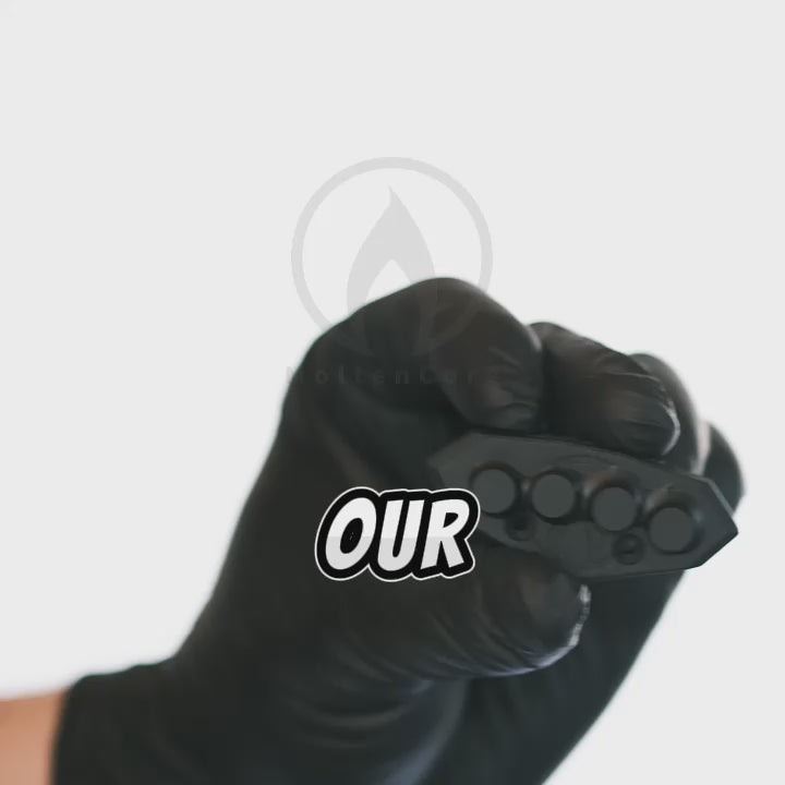 Hand holding FlameTrails Skateboard Slider